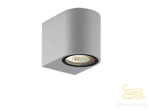 Viokef 1L wall lamp silver round H:150 Tilos 4099702