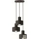 Viokef 3/Lights Pendant Black Norton 4185001