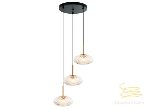 Viokef 3/L Pendant light Round Ester 4225700