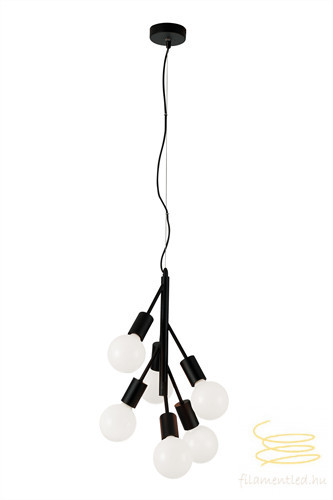 Viokef 6/Lights Pendant Black Grape 4232601