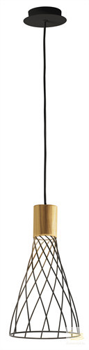 Viokef Pendant Light Black Hank 4235201