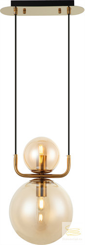 Viokef Pendant Luminaire Amber Mira 4246101