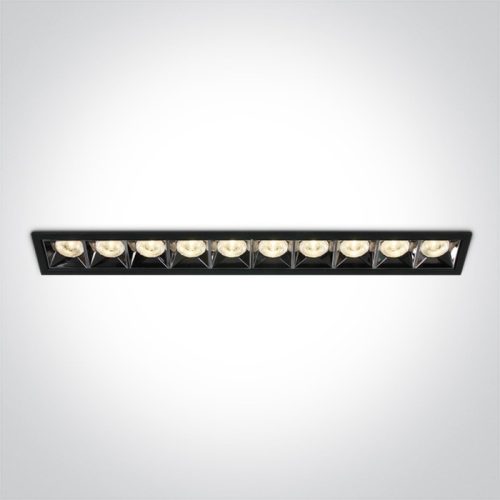 50006b / b / w Fekete LED 40W WW 38DEG IP20 230V