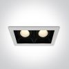 50220B / W / W fehér COB LED 2x20W WW 30deg 230V