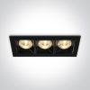 50306b / b / w Fekete LED 12W WW 38DEG IP20 230V