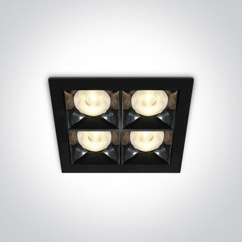 50406b / b / w Fekete LED 16W WW 38DEG IP20 230V