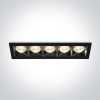 50506B / B / W Fekete LED 20W WW 38DEG IP20 230V