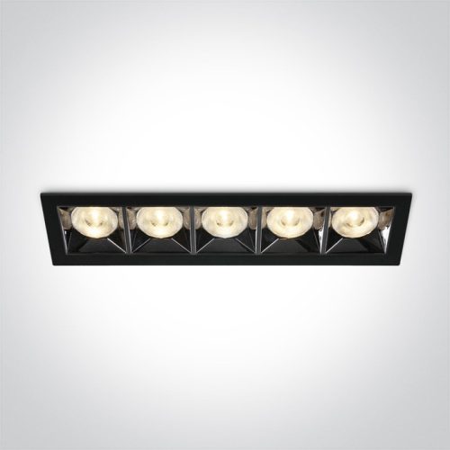 50506B / B / W Fekete LED 20W WW 38DEG IP20 230V