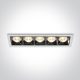 50506B / W / W fehér LED 20W WW 38DEG IP20 230V