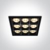 50906b / b / w Fekete LED 36W WW 38DEG IP20 230V