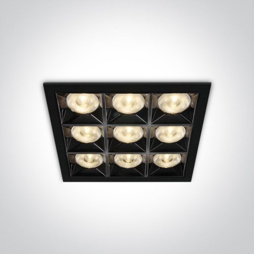 50906b / b / w Fekete LED 36W WW 38DEG IP20 230V