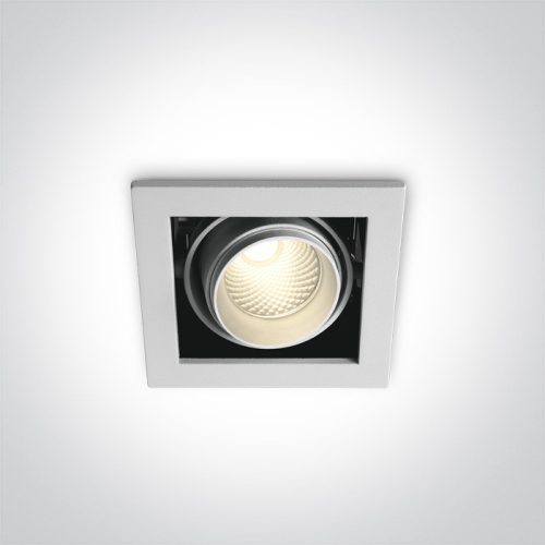 51109B / W / W fehér COB LED 10W WW 36D IP20 230V