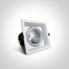 51120TR / W / W fehér COB LED 20W WW 36D IP20 félig Trimless + Driver 230V