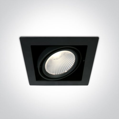 51130 / B / C Fekete COB LED 30W CW 38DEG 230V