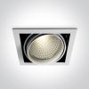 51140B / W / W fehér COB LED 40W WW 36D IP20 230V