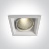 51140TR / W / W fehér COB LED 40W WW 36D IP20 félig Trimless + Driver 230V