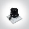 51140TR / W / W fehér COB LED 40W WW 36D IP20 félig Trimless + Driver 230V