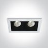 51212E / W / C fehér LED 2x12W CW IP20 700MA 40DEG állítható félig sötét fény