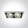 51240B / W / W fehér COB LED 2x40W WW 36D IP20 230V