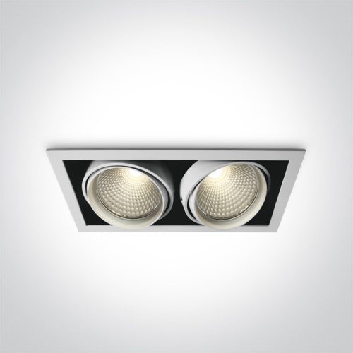 51240B / W / W fehér COB LED 2x40W WW 36D IP20 230V