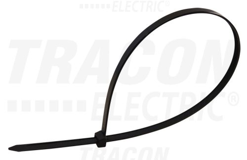 Tracon Normál kábelkötegelő, fekete 550x4.6mm, D=4-160, PA6.6