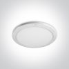 62038F / w / c fehér PLAFO LED 38W CW IP40 230V