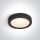 62115F / B / W Fekete PLAFO LED 16W WW IP40 230V