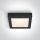 62122F / B / W Fekete PLAFO LED 22W WW IP40 230V