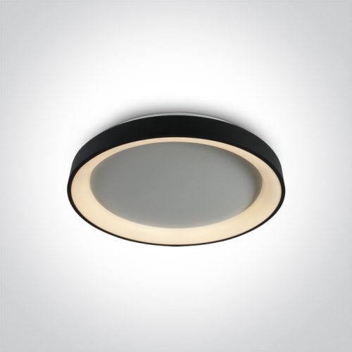 62130L / B / W Fekete PLAFO LED 30W WW IP20 230V