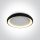 62144N / B / W Fekete PLAFO LED 50W WW IP20 230V