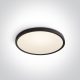 62152 / B / W Fekete Super Slim Round LED PLAFO 40W WW IP20 230V