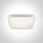 62152A / W / C WHITE SUPER SLIM SQUARE LED PLAFO 40W CW IP20 230V