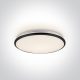 62154 / B / W Fekete LED PLAFO 24W WW IP20 230V