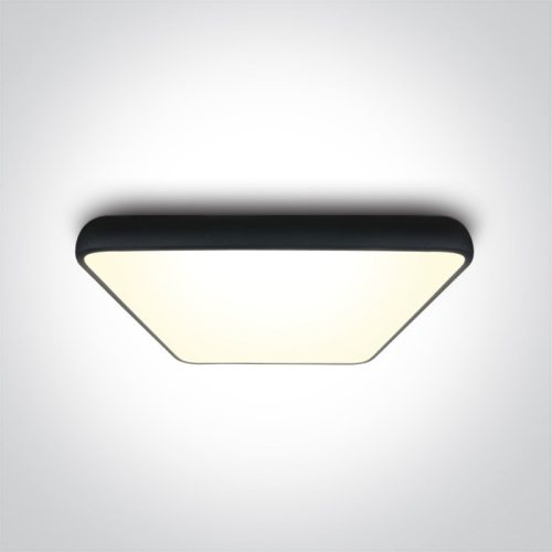 62160A / B / W Fekete négyzet PLAFO LED 62W WW IP20 230V