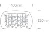 62166B mennyezeti fény 5x9W G9 100-240V