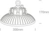 63150n / c fekete LED SMD 150W UFO CW IP65 230V