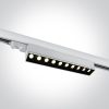 65024T / W / W fehér COB LED 10x5W WW Lineáris Track Light Állítható 230V