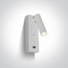 65746a / w / w fehér LED 3W WW IP20 100-240V USB 2A