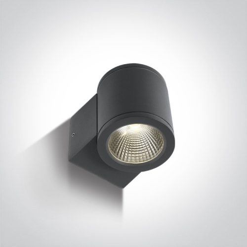 67138E / ANTHRACITE COB LED 6W WW IP54 100-240V