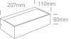 67362C / w fehér LED fali fény 2x4,5W WW IP54 230V