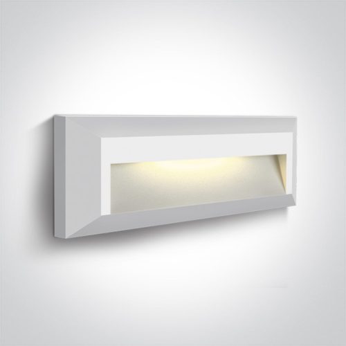 67388C / w fehér LED fali fény 2w ww sötét fény IP65 230V