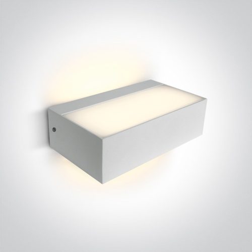 67392 / w / w fehér LED fali fény 7w ww IP65 230V