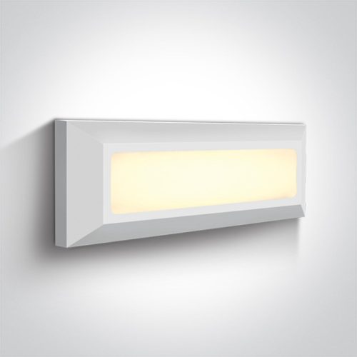 67394 / W / W fehér LED fali fény 3,5W WW IP65 230V