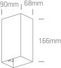 67398a / an / w antracit fal LED 2x3W WW IP54 sötét fény 100-240V