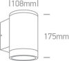 67400D / g szürke fal PAR30 20W E27 IP65