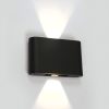 67412 / ANTH THRACITE WALL LED 2x6W WW IP54 230V