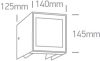 67440A / an / w antracit fal LED 11W WW IP54 230V