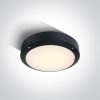 67442 / B / W Fekete LED PLAFO 10W WW IP54 230V