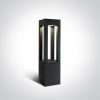 67504 / an / w Anthracite LED Bollard 60cm 22W WW IP65 230V