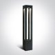 67504A / AN / C antracit LED Bollard 90cm 22W CW IP65 230V